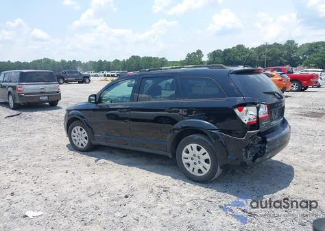 2018 Dodge Journey Se from USA, damaged, VIN 3C4PDCABXJT382966